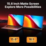 15.6-Inch Portable 1080P HDMI USB-C Monitor