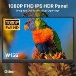15.6-Inch Portable 1080P HDMI USB-C Monitor