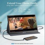 KYY 15.6" FHD Portable Monitor with Speakers