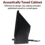 Cyber Acoustics CA-2014 Stereo Speakers with Easy Controls