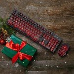 Rii Gaming Keyboard and Mouse Combo with LED Lights