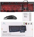 Rii Gaming Keyboard and Mouse Combo with LED Lights