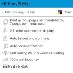 HP Envy 6555e Wireless All-in-One Printer
