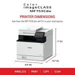 Canon Color ImageCLASS MF753Cdw All-in-One Printer
