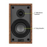 Dayton Audio Classic B40 Wood Bookshelf Speakers Pair