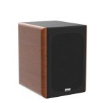 Pyle 6.5" Wooden Bookshelf Speakers with 240W Power