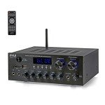 Pyle Bluetooth Stereo Amplifier with Remote Control