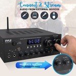 Pyle Bluetooth Stereo Amplifier with Remote Control