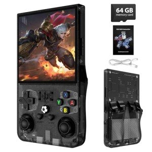R36MAX Retro Handheld Game Console with 18000 Games