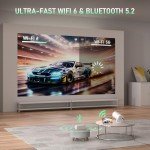 XuanPad Full HD WiFi Bluetooth Portable Projector