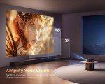 WiFi 6 Smart 4K Projector with Voice Control