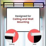 Pyle 84-Inch Manual Pull-Down Projector Screen