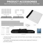 100-Inch Outdoor Projector Screen with Stand