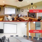 Pyle 84-Inch Manual Pull-Down Projector Screen