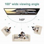 TOWOND 84" Portable Wrinkle-Free Projector Screen