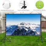 TOWOND 200 Inch Portable Outdoor Projector Screen