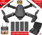 2025 RC Drone with 4K Dual Camera & 4 Batteries