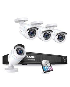 ZOSI 5MP 8-Channel 1080p Security Camera System