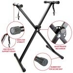 RockJam 61-Key Keyboard with Stand and Accessories