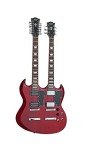 IYV 18 String Electric Guitar - Trans Red