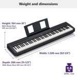 Yamaha P71 88-Key Digital Piano with Sustain Pedal