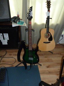 Ibanez GIO GRX70QA - Transparent Emerald Burst