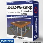 CAD 2D/3D Graphic Modeling Software for Windows & Mac