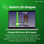 CAD 2D/3D Graphic Modeling Software for Windows & Mac