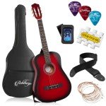 Beginner Acoustic Guitar Starter Bundle with Accessories