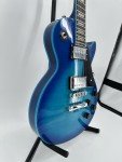 Blue Electric Guitar with H-H Pickups