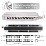 EASTTOP T10-40 Key of C Chromatic Harmonica