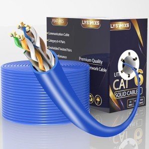 1000FT Cat6 Ethernet Cable - 10G, Blue