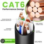 GEARit Cat 6 Ethernet Cables - 10-Pack, 6ft