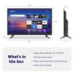 Roku 32-Inch Smart TV 1080p with Voice Remote