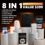 Dell Inspiron 14 2-in-1 Touchscreen Laptop with Office