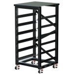ECO-WORTHY 3U Server Rack with Wheels for Batteries