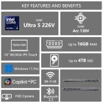 Acer Aspire 14" Touchscreen Laptop with 16GB RAM
