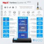 MeLE Quieter4C Fanless Mini PC with 4K Support