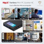 MeLE Quieter4C Fanless Mini PC with 4K Support