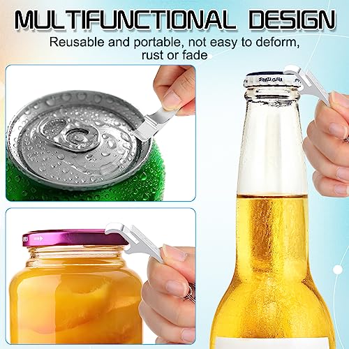100 Pcs Engraved Keychain Bottle Openers for Weddings