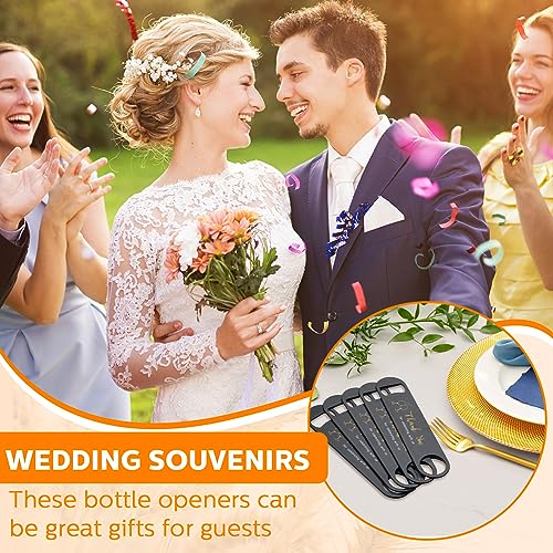 Engraved Stainless Steel Bottle Openers – 50 Pack