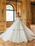 Sparkling Lace Off-Shoulder Wedding Ball Gown