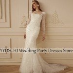 Custom Bridal Dresses 2025 Luxury Beaded Mermaid