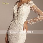 Sweetheart Mermaid Lace Wedding Dress with Detachable Train