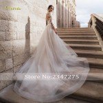 Elegant Mermaid Wedding Dress with Detachable Train