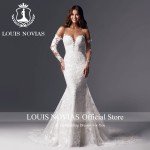 Sweetheart Mermaid Wedding Dress with Detachable Sleeves