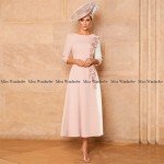 Personalized Pink Mother of the Bride Dress