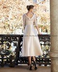 Elegant Champagne Lace Dress for Mother of Bride