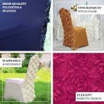 10 Pack Champagne Satin Banquet Chair Covers