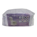 White Spandex Chair Covers for Weddings - 10 Pack